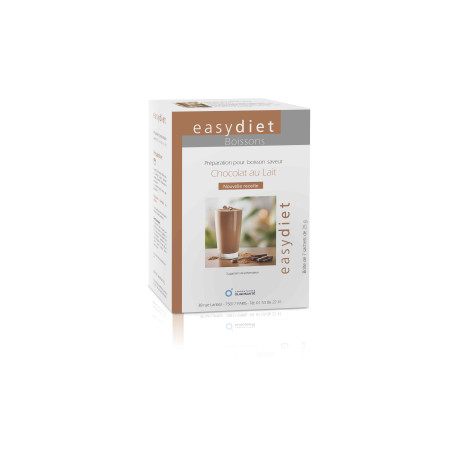 Boisson chaude saveur Chocolat au lait (boite de 7 sachets)